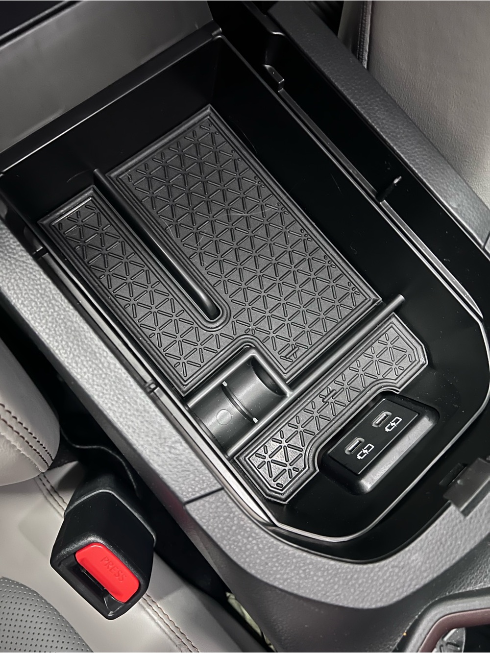 Toyota RAV4 2019-2025 Center Console Organizer Tray - Black